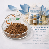 Poudre d'extrait de fleur de lotus bleu naturel pur, soluble dans l'eau, qualité alimentaire 30:1  50:1  100:1  200:1 Poudre d'extrait de lotus bleu