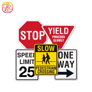 Panneaux de <span class=keywords><strong>signalisation</strong></span> routière réfléchissants Panneaux de sécurité <span class=keywords><strong>Panneau</strong></span> d'avertissement en aluminium personnalisé - Product Image 1