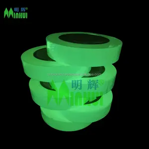 12 Hour Glow Time Adhesive Glow In The Dark Vinyl Luminous Film Photoluminescent Film For Making Signs Posters