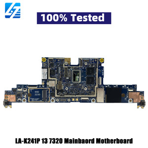 Carte mère de remplacement pour DELL Latitude 13 7320 2-en-1 LA-K241P 0TNW0H 0H239K 0P00J4 0W42NR avec processeur I5/I7 et 4G/8G/16G de RAM, testée et entièrement fonctionnelle - Product Image 1