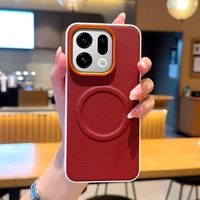 Étui de téléphone en cuir PU avec motif orange, cadre de protection d'appareil photo en alliage et couvercle de boutons pour OnePlus 13 13R 15 15T Ace 5 Pro Ace6