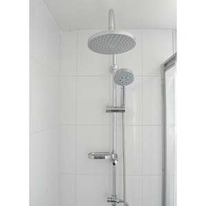 <span class=keywords><strong>Alcachofa</strong></span> de ducha 2023 moderno último grifo de baño de vapor de lluvia de latón negro y juego de ducha mezclador de ducha de baño para EE. UU. - Product Image 2