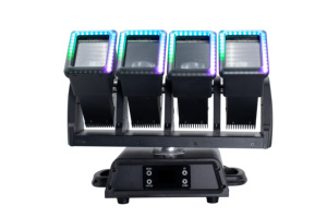 Luz Móvil LED de 4x60W RGBW <span class=keywords><strong>Pixel</strong></span> Beam Zoom Wash Dyeing con Control DMX512 RDM, Tira RGB para DJ, Discoteca, Bar, Conciertos - Product Image 6