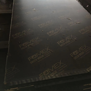 FOMEX Vietnam Standard First-Class E0 12mm 15mm 18mm Film Faced Plywood Black Brown for Construction <b>Formwork</b> - Product Image 1
