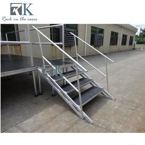 Soportes de aluminio para escenario de plataforma de 1M * 2M para espectáculos de eventos Configuración rápida - Product Image 4