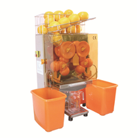 Commerciële elektrische automatische citroenpers citruspers sinaasappelpers machine