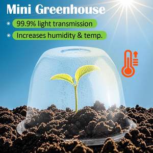 Couverture de pépinière hydroponique en plastique PET isolé miniature de haute qualité pour outils de jardinage, jetable, transparente, écologique - Product Image 5