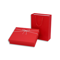 Emballage de boîte cadeau personnalisable en provenance de Chine, ruban de luxe, emballage cadeau pour bijoux, artisanat, vêtements