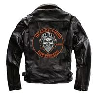 Moto Grande Taille Biker Crâne Patches Broderie pour Veste Cuir