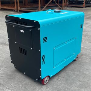 Silent <b>Generator</b> Set 5kW 8kW 10kW 12kW Single Phase Three Phase 50/60hz Portable With Wheels - Product Image 2