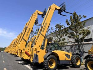 XC6-1056VN Telehandler 10000LB Capacity 56FT Reach Powerful Cummins Engine 4x4 Telescopic Forklift Construction Machine Ready - Product Image 4