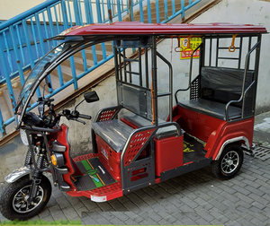 新型インド製オート三輪電動オープンリキシャ/旅客スクーター 801-1000W出力 48V電圧 30-50km/h速度 90km航続距離 5 - Product Image 3