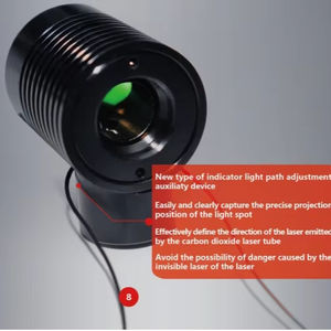 أنبوب أحمر اللون 60 واط CO2 ليزر أحمر نقطة مؤشر 80-8000 واط نطاق 90-W أجزاء معدات ليزر طاقة - Product Image 1