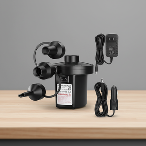 Pompe à air électrique 110v <span class=keywords><strong>220v</strong></span> <span class=keywords><strong>12v</strong></span>, <span class=keywords><strong>gonfleur</strong></span> automatique de ballons, pompe en plastique portable - Product Image 2