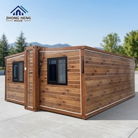 Casa Contenedor Modular Prefabricada Moderna de 20 pies, Expandible, de Acero, de Lujo, Plegable, Portátil, Oficina Móvil, Vivienda Pequeña, Almacén