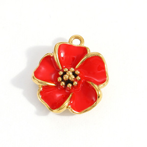 Dijes de Acero Inoxidable para Joyería DIY, Accesorios de Colgantes Coloridos de Mariposa, Estrella de Mar y Flor para Manualidades, Unisex, Origen Yiwu - Product Image 4