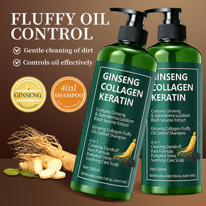 Champú y Acondicionador 2 en 1 con Colágeno y Ginseng, Deja el Cabello Suave, Brillante y Nutrido, Repara el Cabello Dañado - Product Image 4