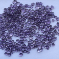Pierre précieuse naturelle Améthyste violette en forme libre, tranches calibrées de 4 mm, 8 mm, 10 mm, certifiées IGI, vente en gros directe usine