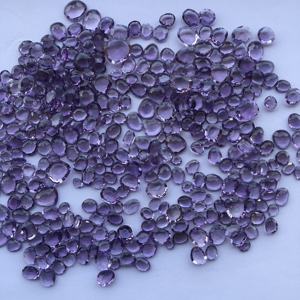 Pierre semi-précieuse d'améthyste naturelle de 4 mm, 8 mm, 10 mm, forme libre, tranche, pierre précieuse non montée, calibrée, certifiée IGI, vente en gros, usine - Product Image 2
