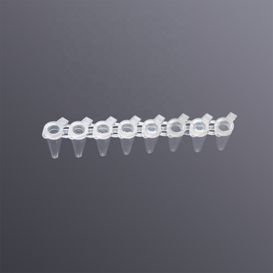 Tubos de PCR de 0.2ml, <span class=keywords><strong>Tubo</strong></span> de Centrífuga PCR-8 de 0.1ml, Pared Ultrafina, Libre de DNase/RNase, No Pirogénico, No Citotóxico, 120 Tiras - Product Image 5