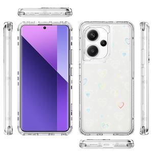 360 coque de téléphone acrylique pailletée pour Xiaomi Poco X6 <span class=keywords><strong>M6</strong></span> pour Redmi Note 14 13 Pro Plus 4G 14C A3 5G papier à motif Laser - Product Image 6