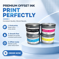 Encre offset CMYK haute brillance à séchage rapide pour l'impression d'emballages en papier