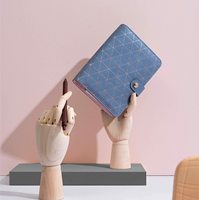Diario de Viaje de Alta Calidad con Cubierta de Cuero/Papel, Impreso, Personalizado, con Hojas Sueltas, con Botón, para Planificación Semanal/Diaria, Regalo