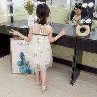 Neueste Stickerei Mais ärmellose Kleid Designs für Kinder Mädchen Kid Wear Kleider Baby Kids Wear Mädchen Kleid