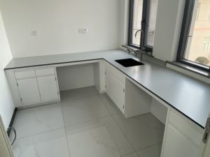 Muebles químicos, bancos y gabinetes superiores de laboratorio, gabinete de almacenamiento de productos químicos, banco de trabajo de pared lateral para empresa farmacéutica - Product Image 3