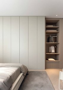 Armoire minimaliste italienne en bambou massif, penderie modulable détachable pour <span class=keywords><strong>dressing</strong></span> privé de luxe dans un penthouse - Product Image 2