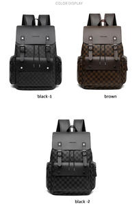 2025 рюкзак из искусственной кожи на молнии, с логотипом под заказ - Product Image 5