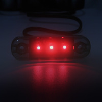 Haute Qualité Ultra Mince Remorque Lumières 3SMD Frein Clignotant Côté Marqueur Feux Arrière 12V 24V Pour Camion Remorque RV Bateau