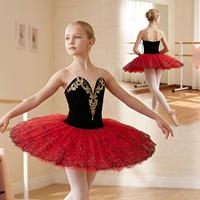 T0984 Costume de scène professionnel pour filles, tutu de ballet Don Quichotte, strass, tulle rigide, tenue de danse classique