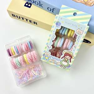 Hairpin World Children's Hair Ties Soft Elastic Rubber Bands Cartoon Design Daily Use Hair Accessories - Product Image 3