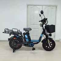 Vélo électrique à assistance électrique avec moteur avant de 16 pouces, antidérapant, léger, pour adultes, batterie au lithium, vitesse 55 km/h