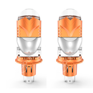 H4 Direct Plug Lens <b>Led</b> <b>Headlights</b> 30000 Lm 50W Orange Version For Car General Use - Product Image 3