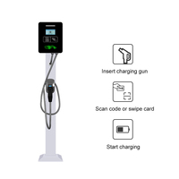 Chargement haute puissance d'installation de chargeur de véhicule électrique 7kW et piles de charge de centrales
