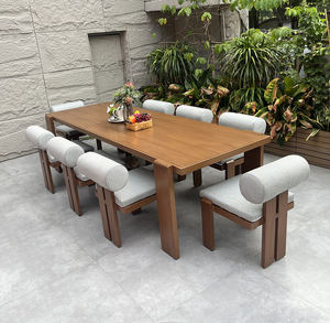 New Design Luxury Patio Furniture Outdoor Garden Dining Teak Sets Dining Table and Dining Chair - Product Image 1