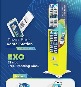 Estación de Carga Compartida de Energía Pública de Carga Rápida con 32 Ranuras Y2 Power 2026, Máquina Expendedora para Centros Comerciales, Negocio de Alquiler - Product Image 6