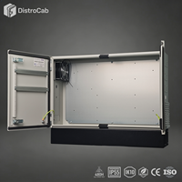 Boîtier de panneau électrique à double porte résistant aux chocs L RoHS IP55 IK10 Kinco HMI pour projet solaire extérieur DistroCab AE-HMB