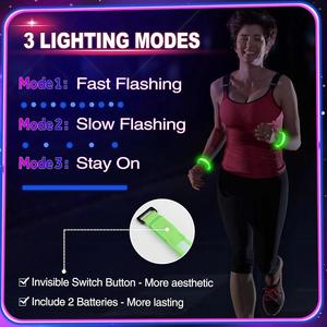 Bracelet LED, Bracelets Lumineux LED, Bracelets de Sport Clignotants, Accessoires de Fête pour Concerts et Festivals - Product Image 6