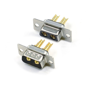 2w2 nam hàn cho cáp, D-SUB điện 2w2 cắm, Chất lượng cao 2w2 kết nối, cao hiện tại D-SUB 2w2 Nam hàn kết nối - Product Image 3