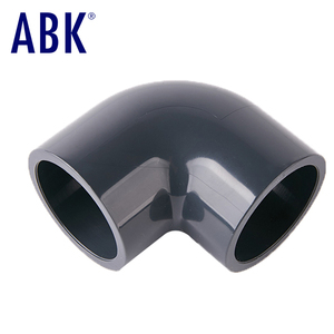 Khớp Nối Ống <span class=keywords><strong>UPVC</strong></span> Màu Xám Đậm Kích Thước Tiêu Chuẩn DIN Nhà Máy Khuỷu 90 Độ Pvc - Product Image 2