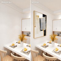 Peinture à l'huile abstraite moderne de luxe sur toile, faite à la main, grand format, pour couloir, vente en gros, encadrée, prête à accrocher, tableaux et arts muraux