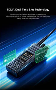 Radio Walkie Talkie Baofeng Multibanda, 10W, 1000 Canales, Pantalla de 2.0 Pulgadas, Cargador Tipo-C para Trabajo al Aire Libre - Product Image 2