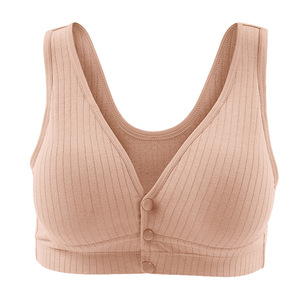 Reggiseno <span class=keywords><strong>Allattamento</strong></span> con Coppe Raccogli Seno, Anti-Cedimento, Tipo Canotta da Notte, Intimo Premaman con Chiusura Frontale Senza Ferretto, per Gravidanza e Maternità - Product Image 5