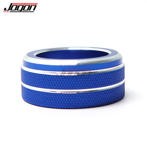 2pcs coperchio della manopola del condizionatore d'aria Auto AC interruttore pulsante anelli adesivo per <span class=keywords><strong>Toyota</strong></span> <span class=keywords><strong>Corolla</strong></span> E210 Cross XG10 2019-2022 Decor Interior - Product Image 5