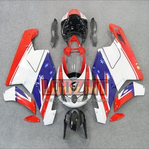 Kit de carénage pour <span class=keywords><strong>DUCATI</strong></span> 749 999 S R 749S 999 S blanc jaune 05 06 22LQ.103 999 749 749-999 749R <span class=keywords><strong>999R</strong></span> 2005 2006 corps de moulage par injection - Product Image 2