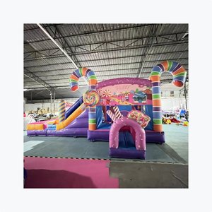 Bonbons Gonflables Bonce Maison Toboggan Combo Enfants Sautant Jouets Commercial Château Rebondissant - Product Image 3