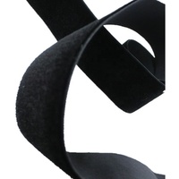 1-4CM Velours Noir Ruban Élastique Coloré Solide Polyester Simple Face Haute Stretch Motif Composé Tissu de Soie 3.8cm